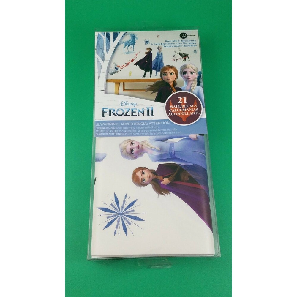 RoomMates Frozen II 2 Movie 21 Peel / Stick removable Wall Decals Anna Elsa Olaf